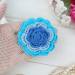 Blue Crochet Flower Pattern