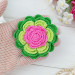 Blue Crochet Flower Pattern