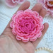 Blue Crochet Flower Pattern
