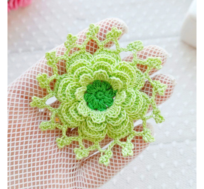 Layered Crochet Flower Pattern