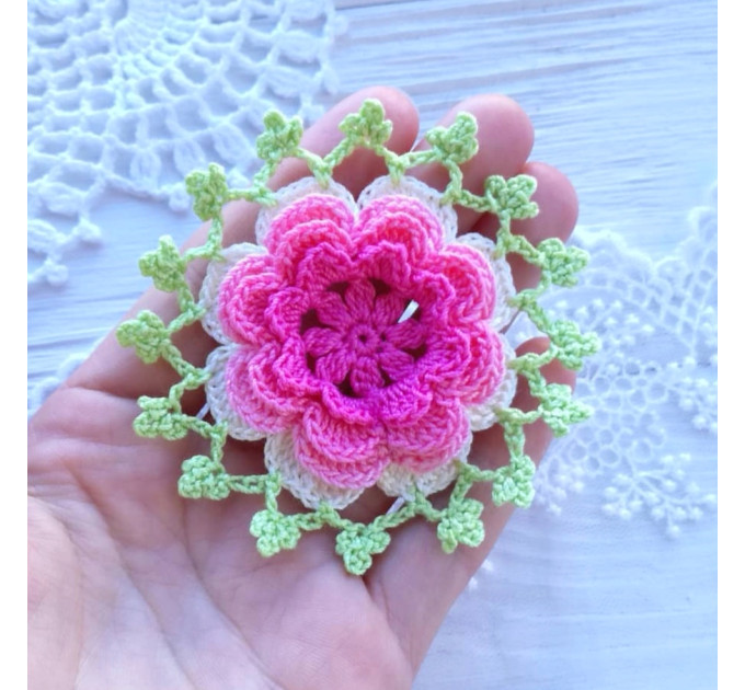Layered Crochet Flower Pattern