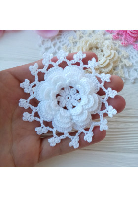 Layered Crochet Flower Pattern PDF