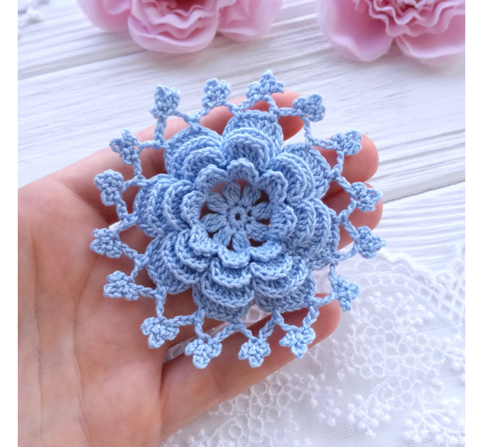 Layered Crochet Flower Pattern