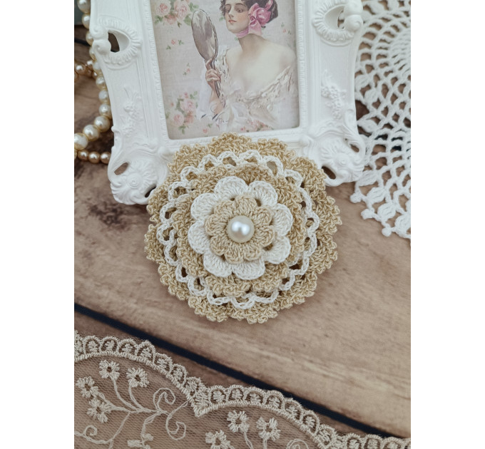 Layered Crochet Flower Pattern