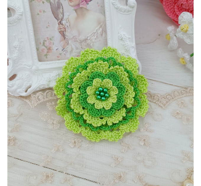 Layered Crochet Flower Pattern