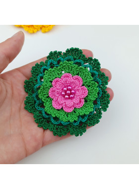 Layered Crochet Flower Pattern PDF Layered Crochet Flower Pattern PDF