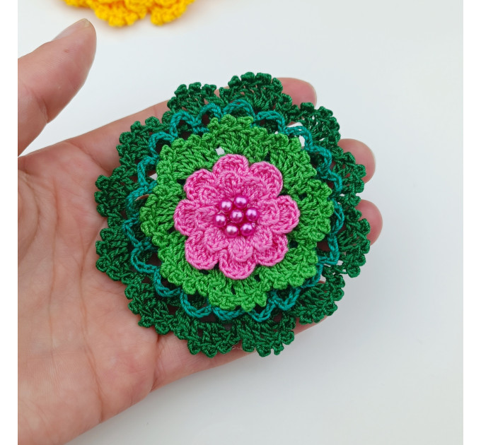 Layered Crochet Flower Pattern