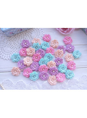 Crochet Flower Pattern PDF – Mini Floral Applique Tutorial Crochet Flower Pattern PDF – Mini Floral Applique Tutorial