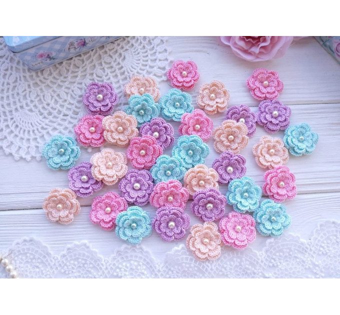 Crochet Mini Flower Pattern PDF