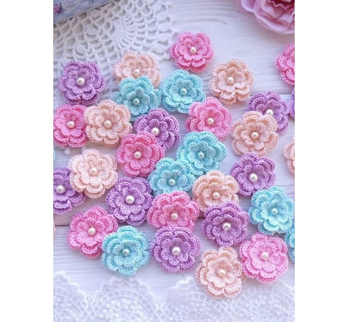 Crochet Mini Flower Pattern PDF