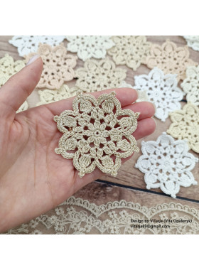 Crochet Flower Motif Pattern PDF Crochet Flower Motif Pattern PDF