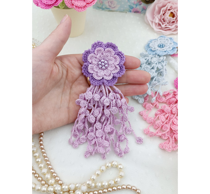 Crochet Flower Tassel Pattern