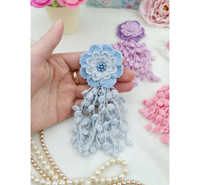 Crochet Flower Tassel Pattern