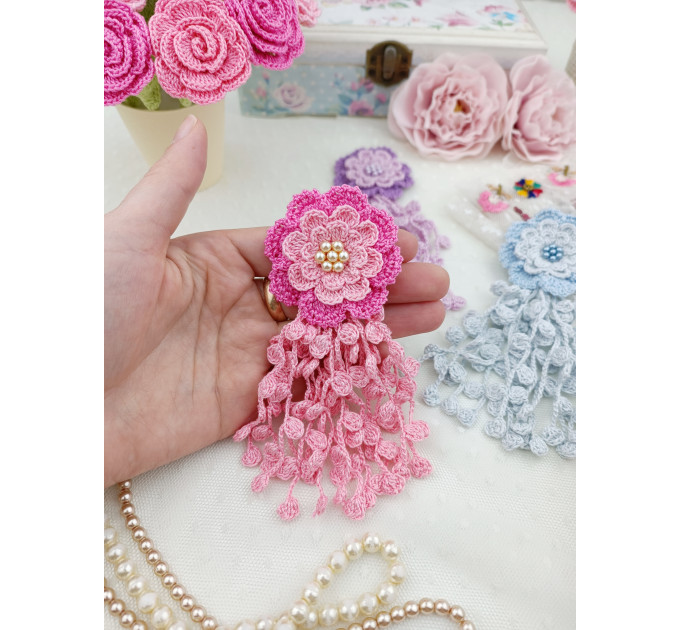 Crochet Flower Tassel Pattern