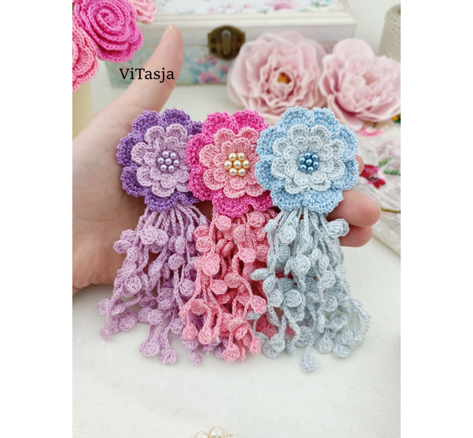 Crochet Flower Tassel Pattern