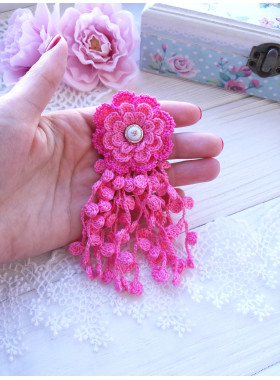 Crochet Flower Tassel Pattern PDF Crochet Flower Tassel Pattern PDF