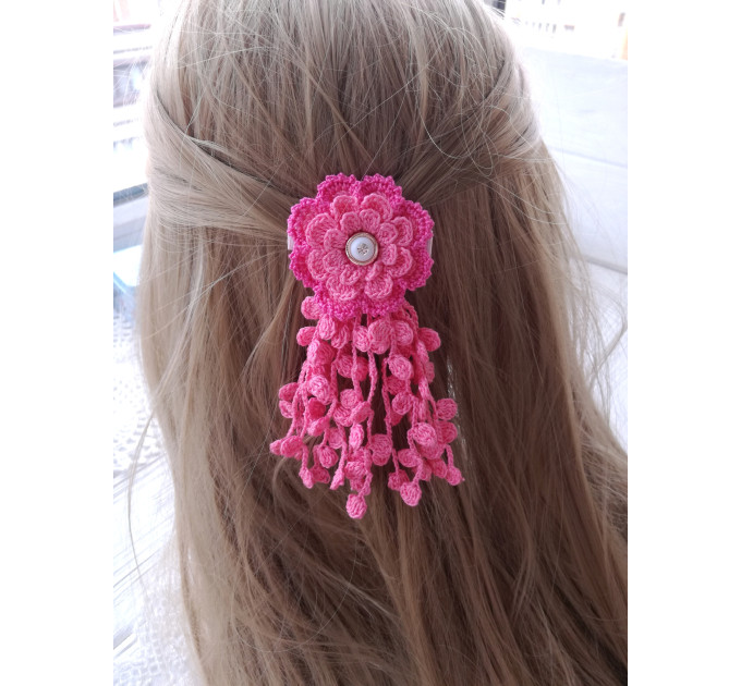 Crochet Flower Tassel Pattern