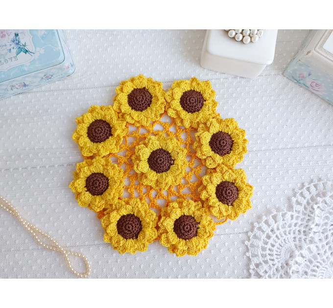 Crochet Sunflower Pattern