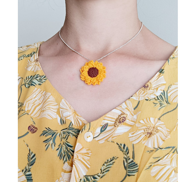 Crochet Sunflower Pattern