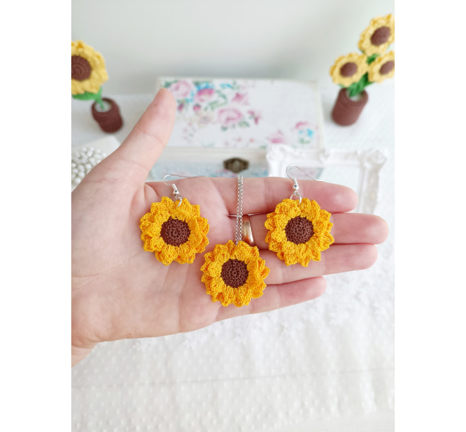 Crochet Sunflower Pattern