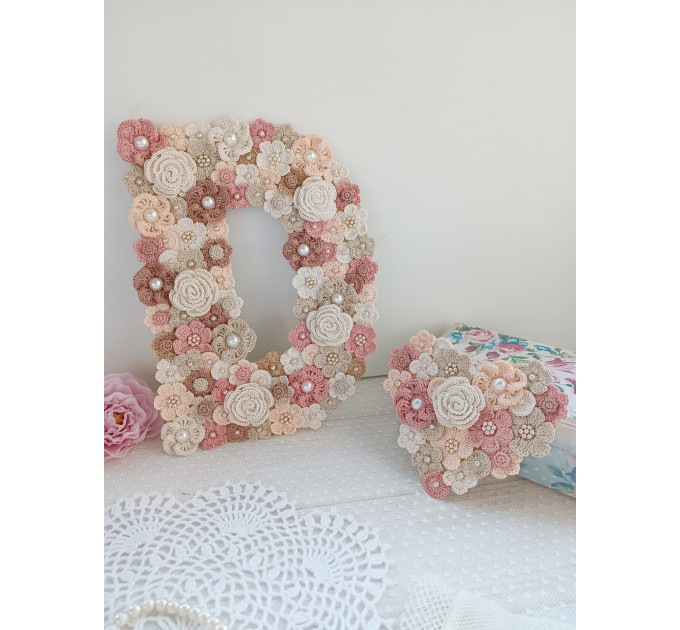 Crochet Floral Letter Pattern