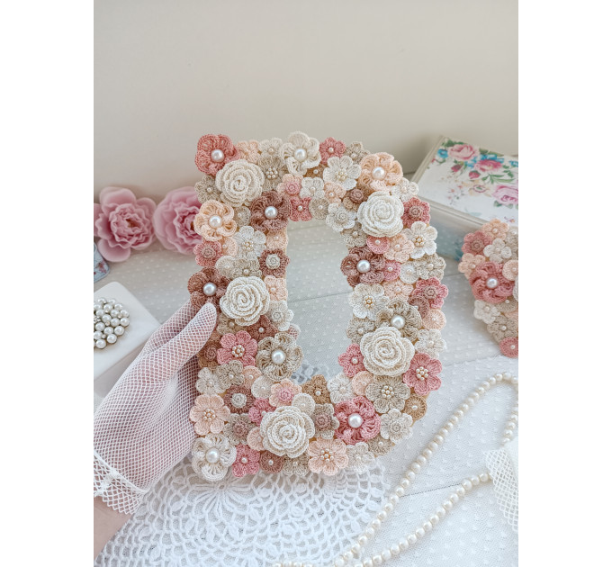 Crochet Floral Letter Pattern