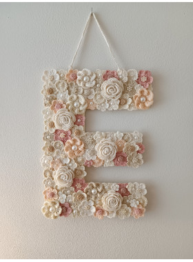 Crochet Floral Letter Pattern PDF Crochet Floral Letter Pattern PDF