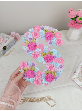 Crochet Floral Letter Pattern PDF Crochet Floral Letter Pattern PDF