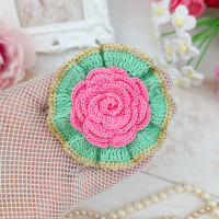 Crochet Rose Flower Pattern PDF