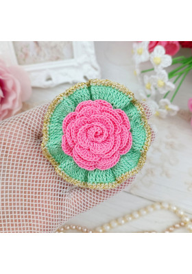 Crochet Rose Flower Pattern PDF
