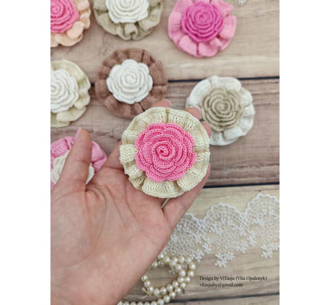 Crochet Rose Flower Pattern