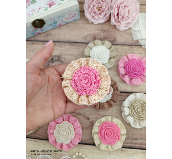 Crochet Rose Flower Pattern