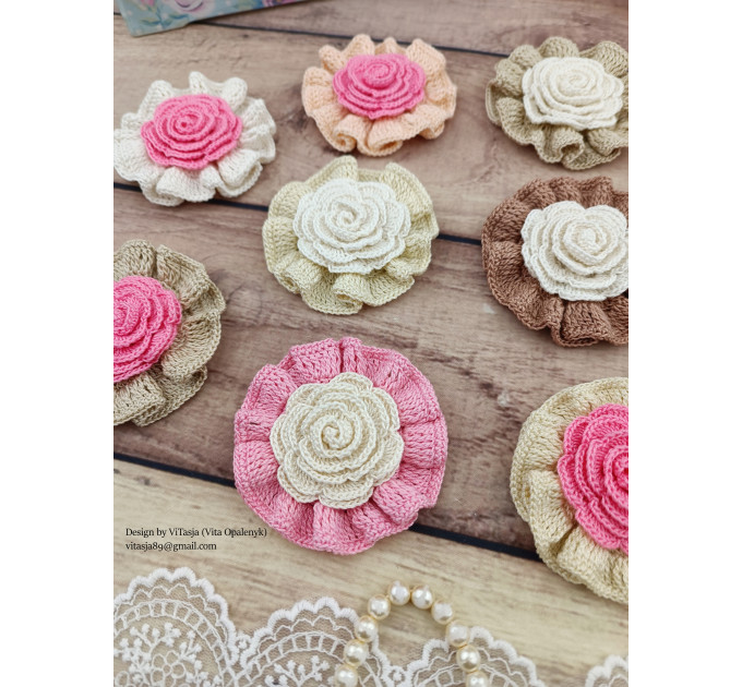 Crochet Rose Flower Pattern