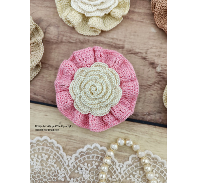 Crochet Rose Flower Pattern