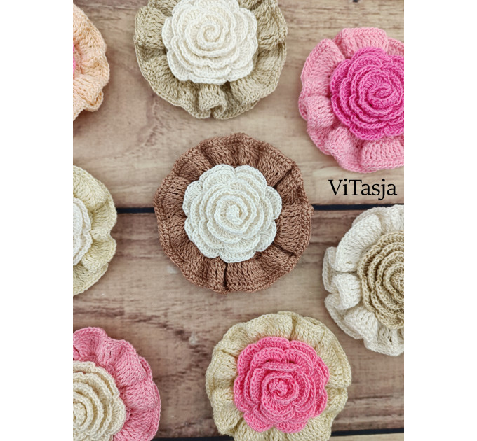 Crochet Rose Flower Pattern
