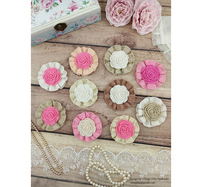 Crochet Rose Flower Pattern