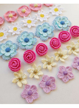 Crochet Flower Collection Pattern PDF – 6 Floral Designs Crochet Flower Collection Pattern PDF – 6 Floral Designs