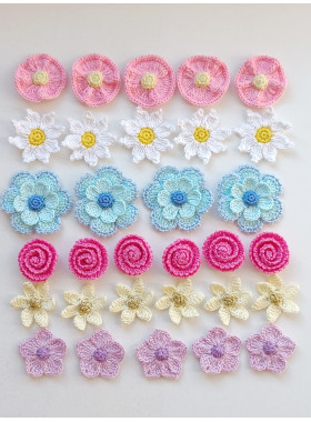 Crochet Flower Collection Pattern PDF – 6 Floral Designs Crochet Flower Collection Pattern PDF – 6 Floral Designs