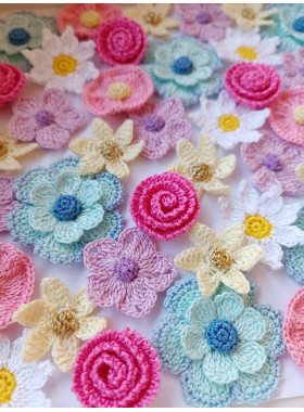 Crochet Flower Collection Pattern PDF – 6 Floral Designs Crochet Flower Collection Pattern PDF – 6 Floral Designs