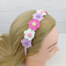 Crochet Flower Hairband Pattern PDF