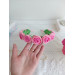 Crochet Rose Headband Pattern PDF
