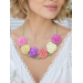 Crochet Flower Necklace Pattern PDF