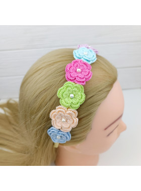 Crochet Flower Headband Pattern PDF
