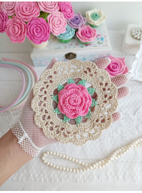 Crochet Doily Pattern PDF, Floral Lace Doily Crochet Tutorial Crochet Doily Pattern PDF, Floral Lace Doily Crochet Tutorial