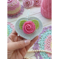 Crochet Heart Pattern PDF