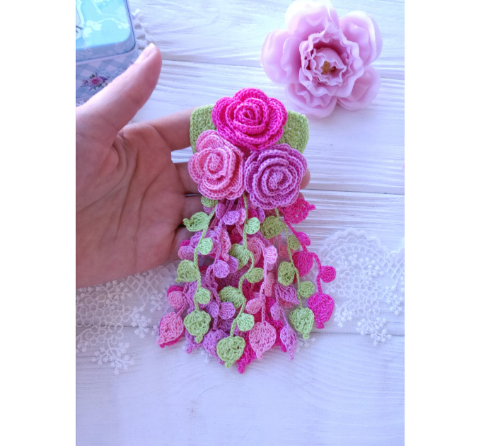 Crochet Floral Hanging Decor Pattern