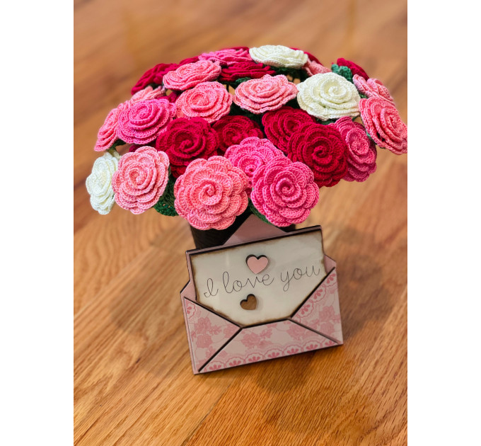 Crochet Rose Bouquet Pattern