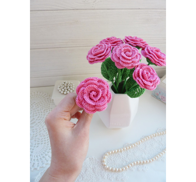 Crochet Rose Bouquet Pattern