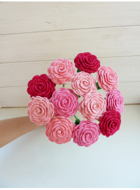 Crochet Rose Pattern PDF
