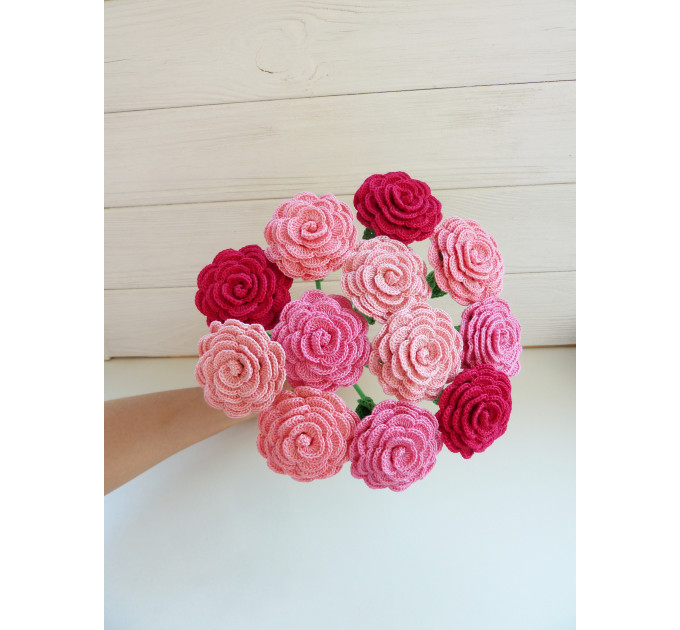 Crochet Rose Bouquet Pattern